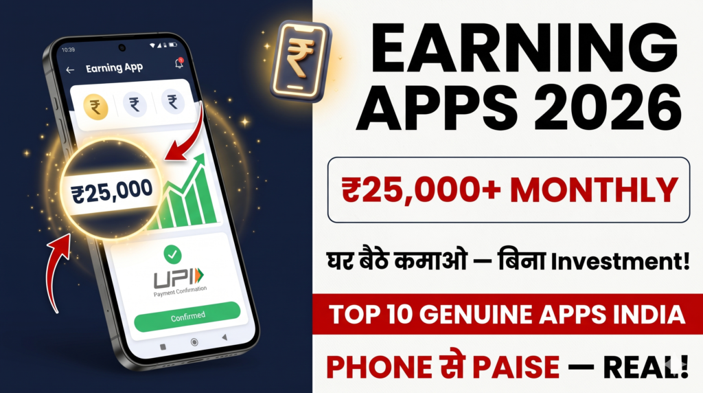 10 Best Earning Apps 2026 India