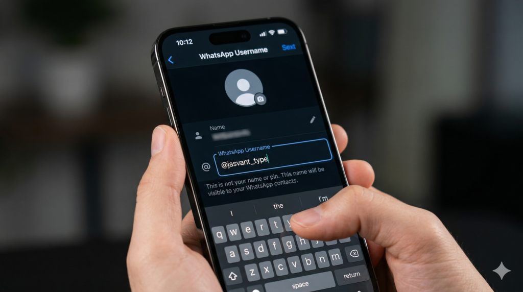 whatsapp username feature