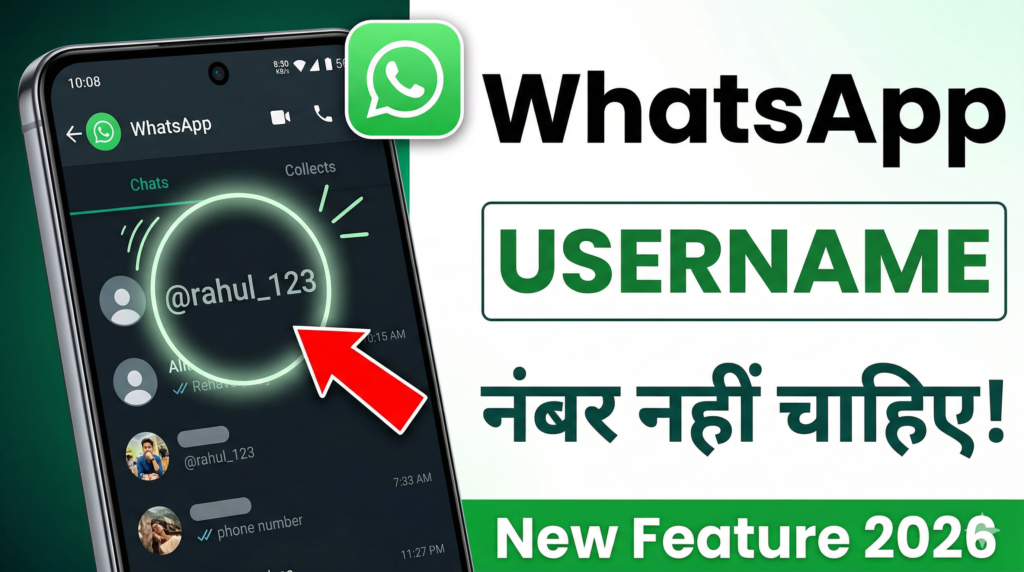 whatsapp username feature